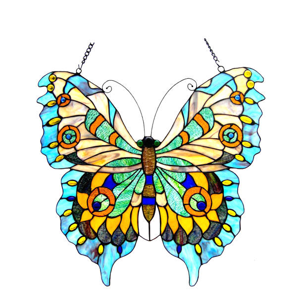 Astoria Grand Beley Butterfly Window Panel & Reviews Wayfair